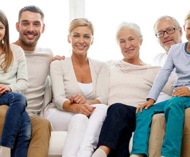 Umzug ins Seniorenheim - Familienfoto