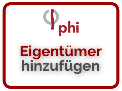 Eigentümer hinzufügen Button