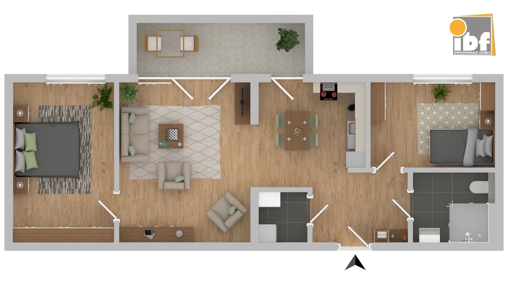 Immobilienmakler Düren / Mariaweiler Penthouse-Wohnung mieten mit Immobilienbewertung